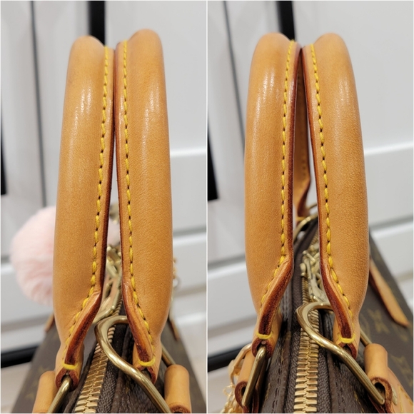 🍁LOUIS VUITTON Alma PM Monogram Satchel - Picture 7 of 16